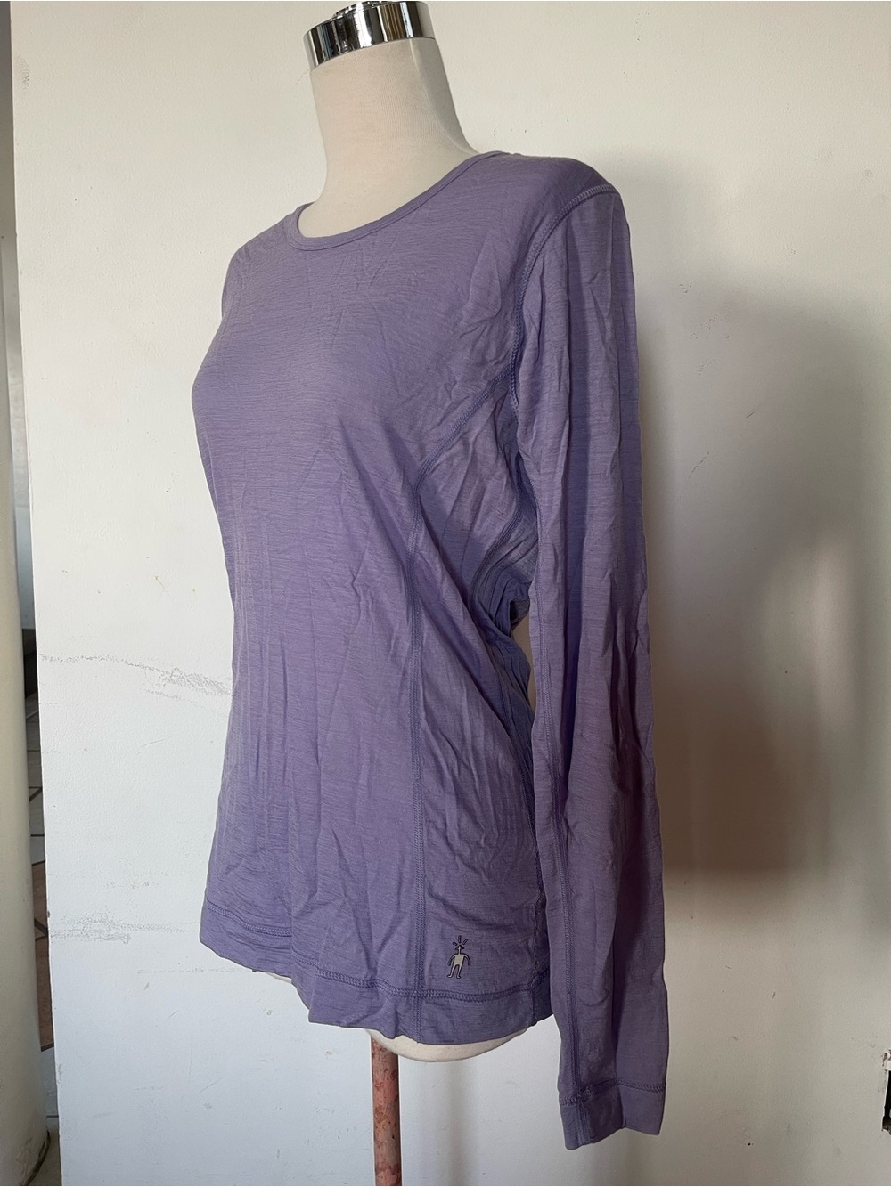 Smartwool Lavender Long-Sleeve Crewneck Top